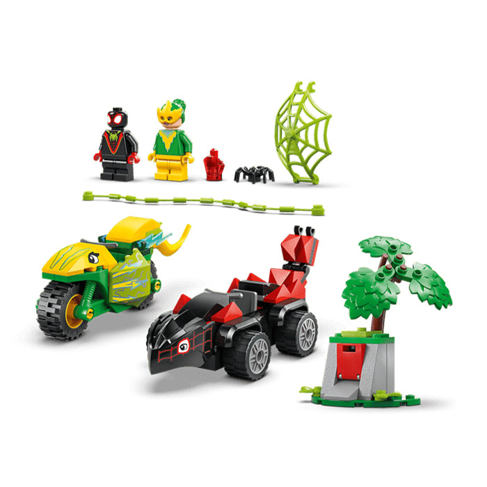11198 Spin and Electro Dinosaur Vehicle Chase