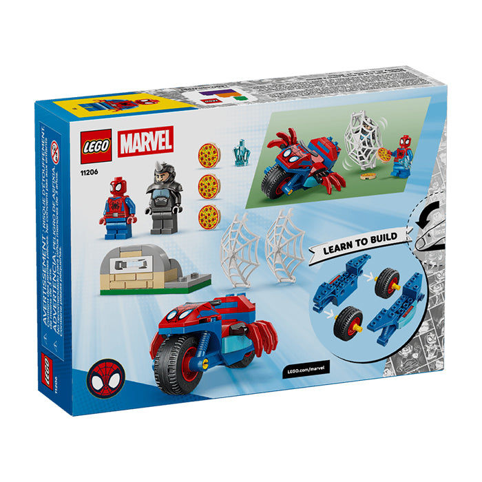 11206 Spidey on his Motorcycle vs. Rhino