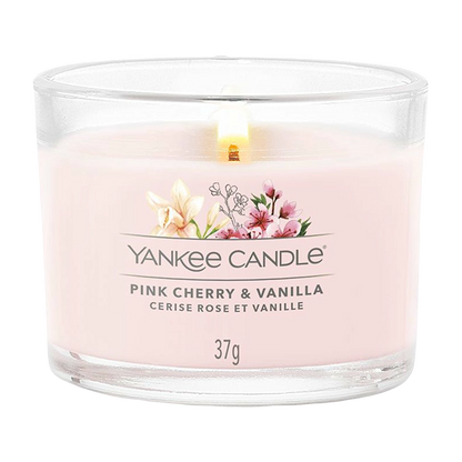 Pink Cherry &amp; Vanilla Filled Votive