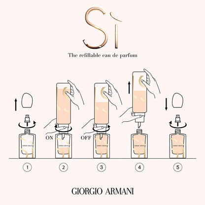 SÌ EAU DE PARFUM REFILL PERFUME by GIORGIO ARMANI at Sundora