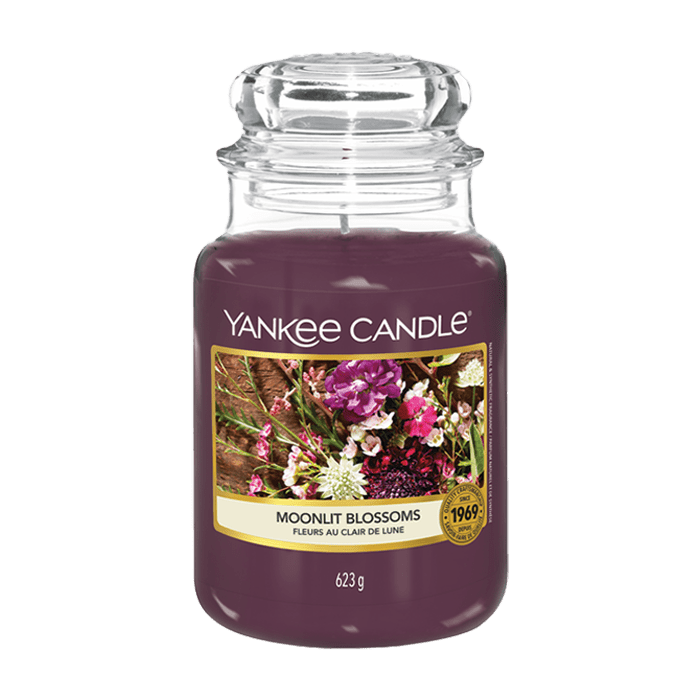 MOONLIGHT BLOSSOMS CLASSIC JAR CANDLE by YANKEE CANDLE at Sundora