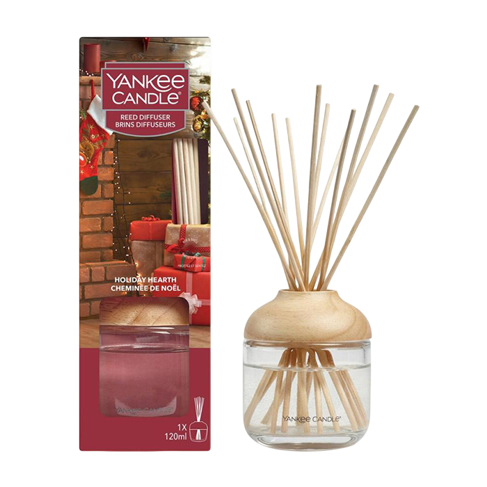 HOLIDAY HEARTH AROMA REED DIFFUSER 120ML DIFFUSER by YANKEE CANDLE at Sundora