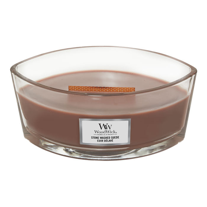 STONE WASHED SUEDE CANDLE CANDLE by WOODWICK at Sundora