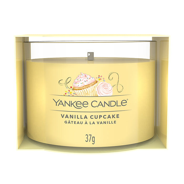 VANILLA CUPCAKE FILLED VOTIVE CANDLE by YANKEE CANDLE at Sundora