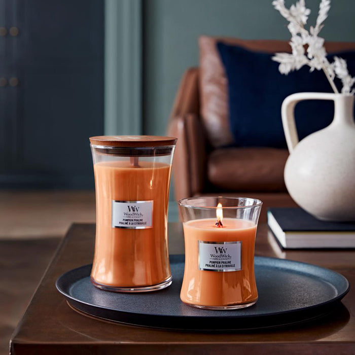 PUMPKIN PRALINE CANDLE CANDLE by WOODWICK at Sundora