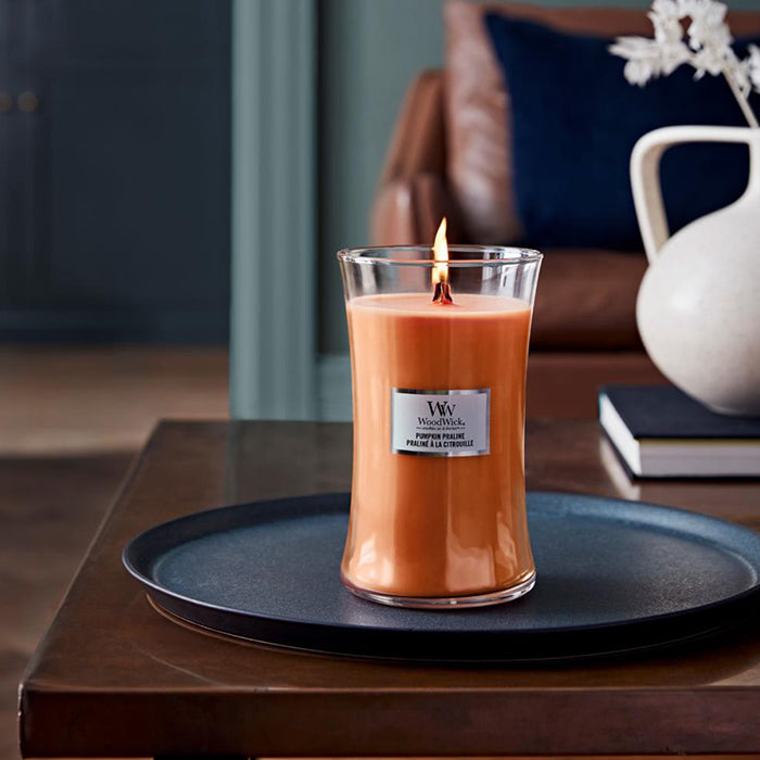 PUMPKIN PRALINE CANDLE CANDLE by WOODWICK at Sundora