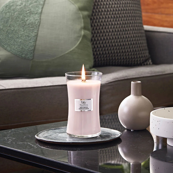 SHEER TUBEROSE CANDLE CANDLE by WOODWICK at Sundora