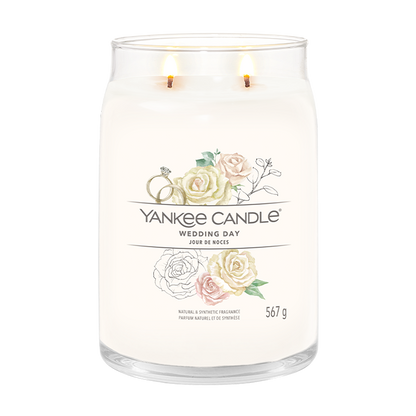 WEDDING DAY SIGNATURE JAR CANDLE by YANKEE CANDLE at Sundora
