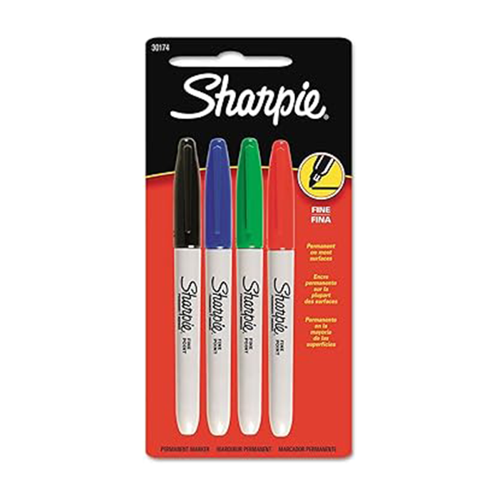SHARPIE PERMANENT MARKERS, FINE POINT STATIONERY by SHARPIE at Sundora