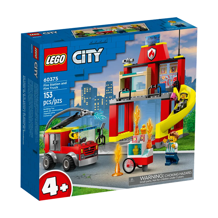 60375 FIRE STATION AND FIRE TRUCK TOYS by LEGO at Sundora