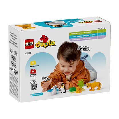10442 Wild Animal Families: Penguins &amp; Lions