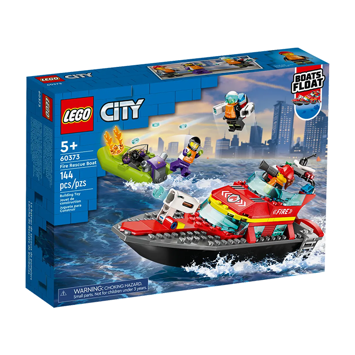 60373 FIRE RESCUE BOAT TOYS by LEGO at Sundora