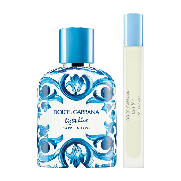 Dolce&amp;Gabbana Light Blue Capri In Love Pour Homme Gift Set