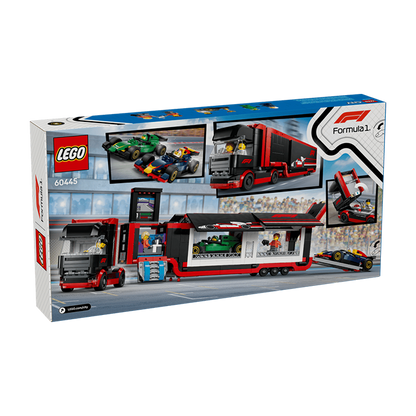 60445 F1® Truck with RB20 &amp; AMR24 F1® Cars