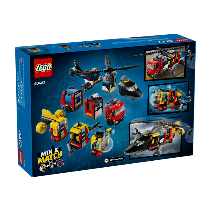 60462 Helicopter, Fire Truck &amp; Submarine Remix