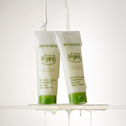 ওয়ান্ডার ভেগান লেবেল সিরামাইড মোচি লো পিএইচ জেল ফোম