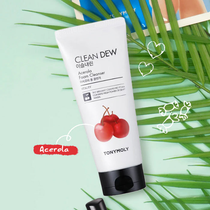 CLEAN DEW ACEROLA FOAM CLEANSER CLEANSER by TONYMOLY at Sundora