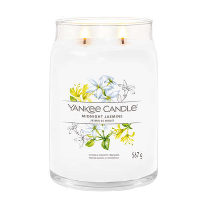 MIDNIGHT JASMINE SIGNATURE JAR CANDLE by YANKEE CANDLE at Sundora