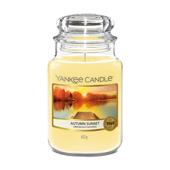 AUTUMN SUNSET CLASSIC JAR CANDLE by YANKEE CANDLE at Sundora
