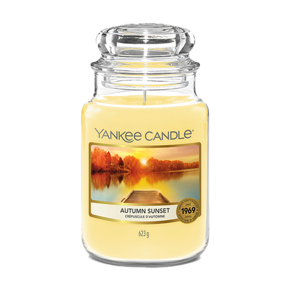 AUTUMN SUNSET CLASSIC JAR CANDLE by YANKEE CANDLE at Sundora