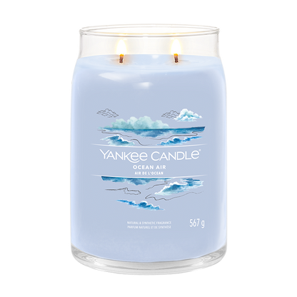 OCEAN AIR SIGNATURE JAR CANDLE by YANKEE CANDLE at Sundora