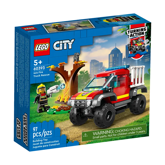 60393 4X4 FIRE TRUCK RESCUE TOYS by LEGO at Sundora