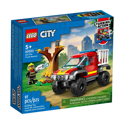 60393 4X4 FIRE TRUCK RESCUE TOYS by LEGO at Sundora