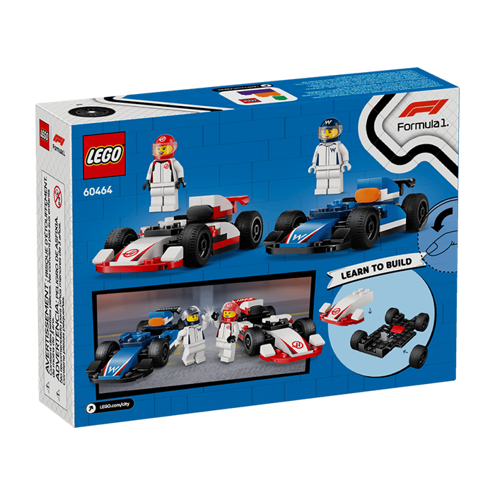 60464 F1® Williams Racing &amp; Haas F1® Race Cars