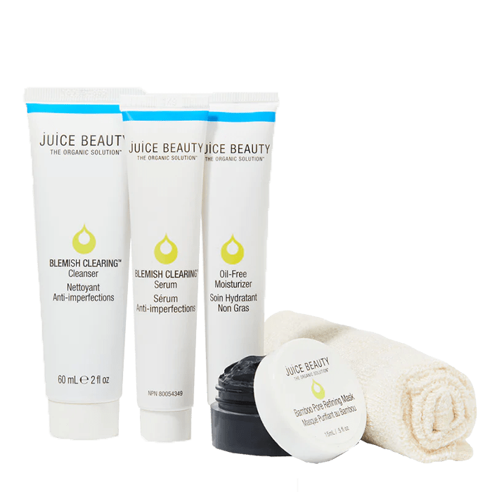 BLEMISH CLEARING SOLUTIONS KIT CLEANSER by JUICE BEAUTY at Sundora