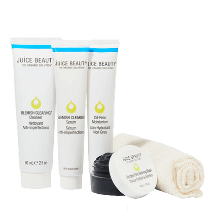 BLEMISH CLEARING SOLUTIONS KIT CLEANSER by JUICE BEAUTY at Sundora