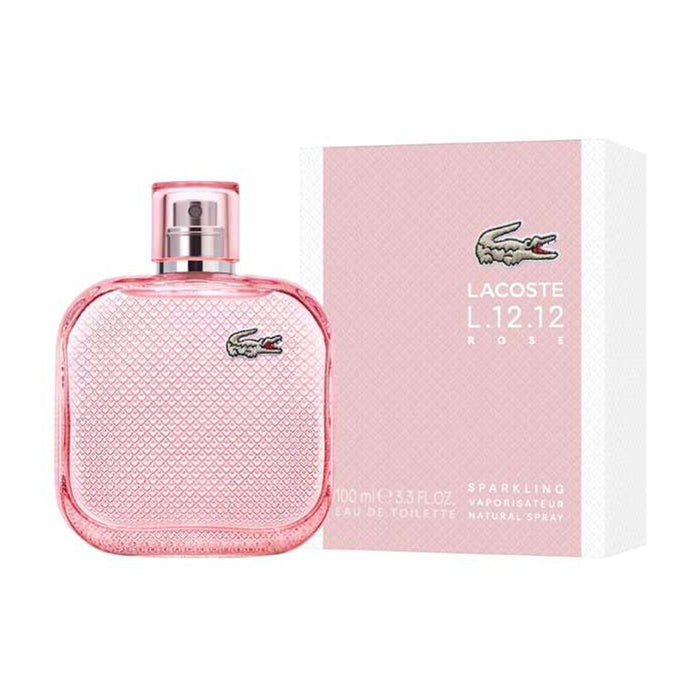 L.12.12 ROSE SPARKLING EAU DE TOILETTE PERFUME by LACOSTE at Sundora
