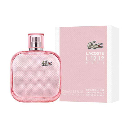 L.12.12 ROSE SPARKLING EAU DE TOILETTE PERFUME by LACOSTE at Sundora