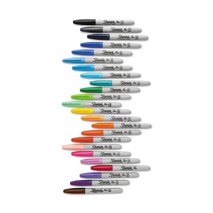 SHARPIE® FINE POINT ELECTRO POP MARKER, ASSORTED, 24 MARKERS MARKERS by SHARPIE at Sundora