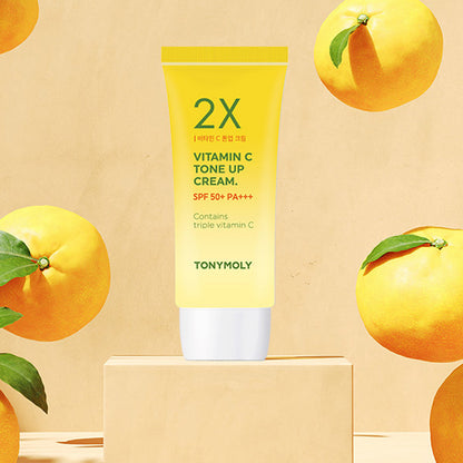 2X VITAMIN C TONE UP CREAM FACE CREAM by TONYMOLY at Sundora