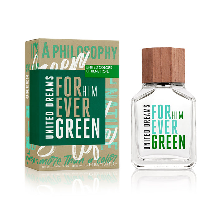 UNITED DREAMS FOREVER GREEN FOR HIM PERFUME by UNITED COLORS OF BENETTON at Sundora