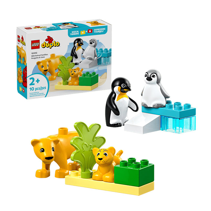 10442 Wild Animal Families: Penguins &amp; Lions
