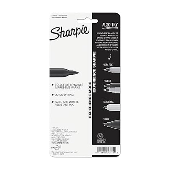 SHARPIE PERMANENT MARKERS, FINE POINT STATIONERY by SHARPIE at Sundora