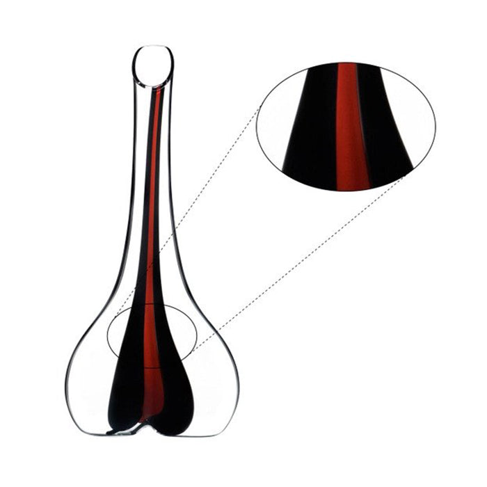 Black Tie Smile Decanter - Red