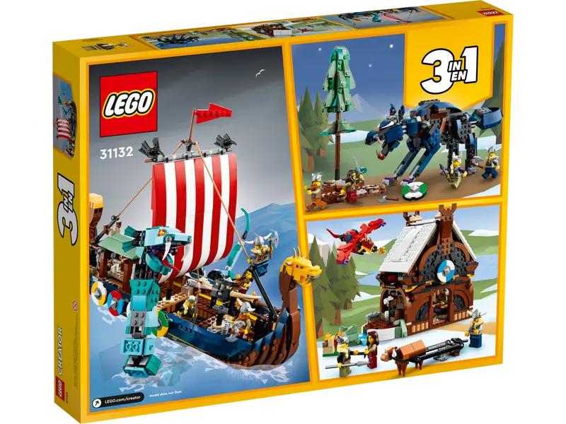 31132 Viking Ship and the Midgard Serpent TOYS by LEGO at Sundora