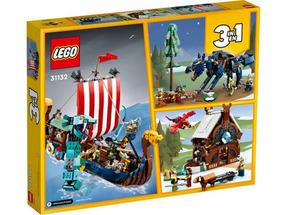 31132 Viking Ship and the Midgard Serpent TOYS by LEGO at Sundora