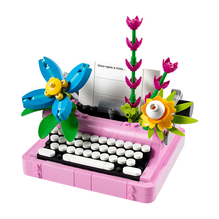 31169 Typewriter with Flowers