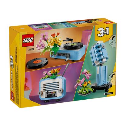 31172 Record Player with Flowers