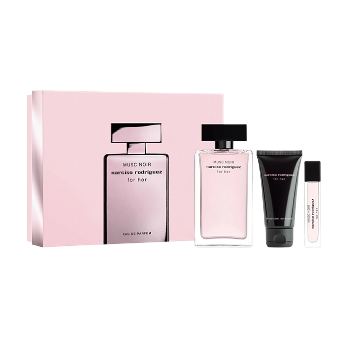 Musc Noir for Her EDP 100Ml+10Ml+Body Lotion Gift Set
