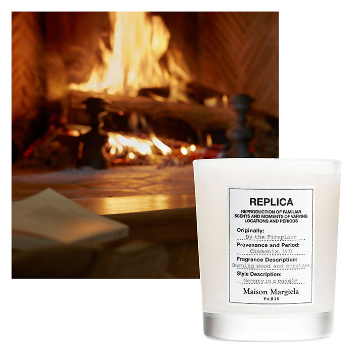 REPLICA BY THE FIREPLACE CERAMIC CANDLE CANDLE by MAISON MARGIELA at Sundora