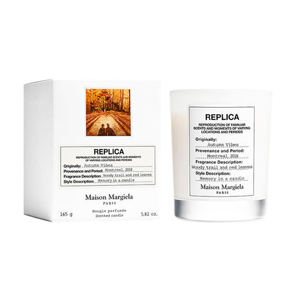REPLICA AUTUMN VIBES SCENTED CANDLE CANDLE by MAISON MARGIELA at Sundora