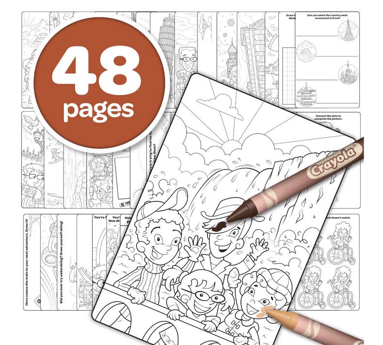 Colors Of World Coloring Book 48 Pages COLORING BOOK by CRAYOLA at Sundora