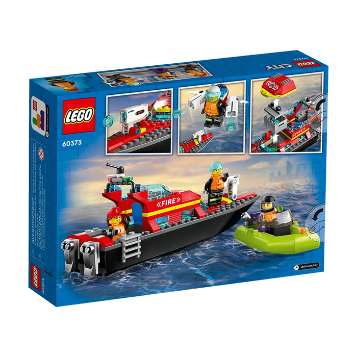 60373 FIRE RESCUE BOAT TOYS by LEGO at Sundora