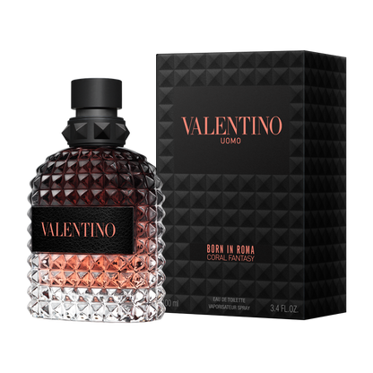 BORN IN ROMA UOMO CORAL EAU DE TOILETTE PERFUME by VALENTINO at Sundora