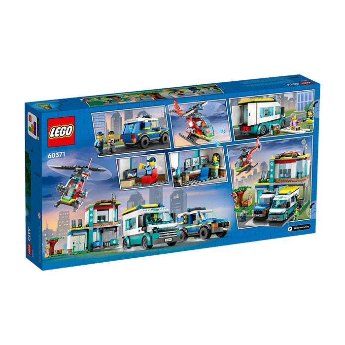60371 EMERGENCY VEHICLES HQ TOYS by LEGO at Sundora