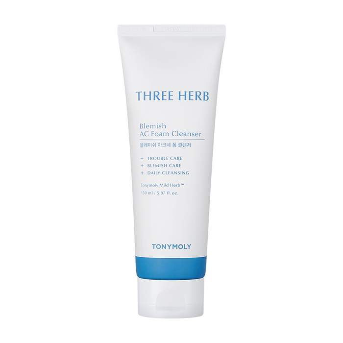 THREE-HERB BLEMISH AC FOAM CLEANSER CLEANSER by TONYMOLY at Sundora
